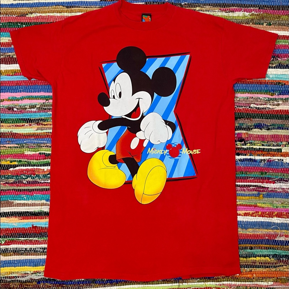 Vintage 1990s Mickey Mouse Nightgown T Shirt One Size.